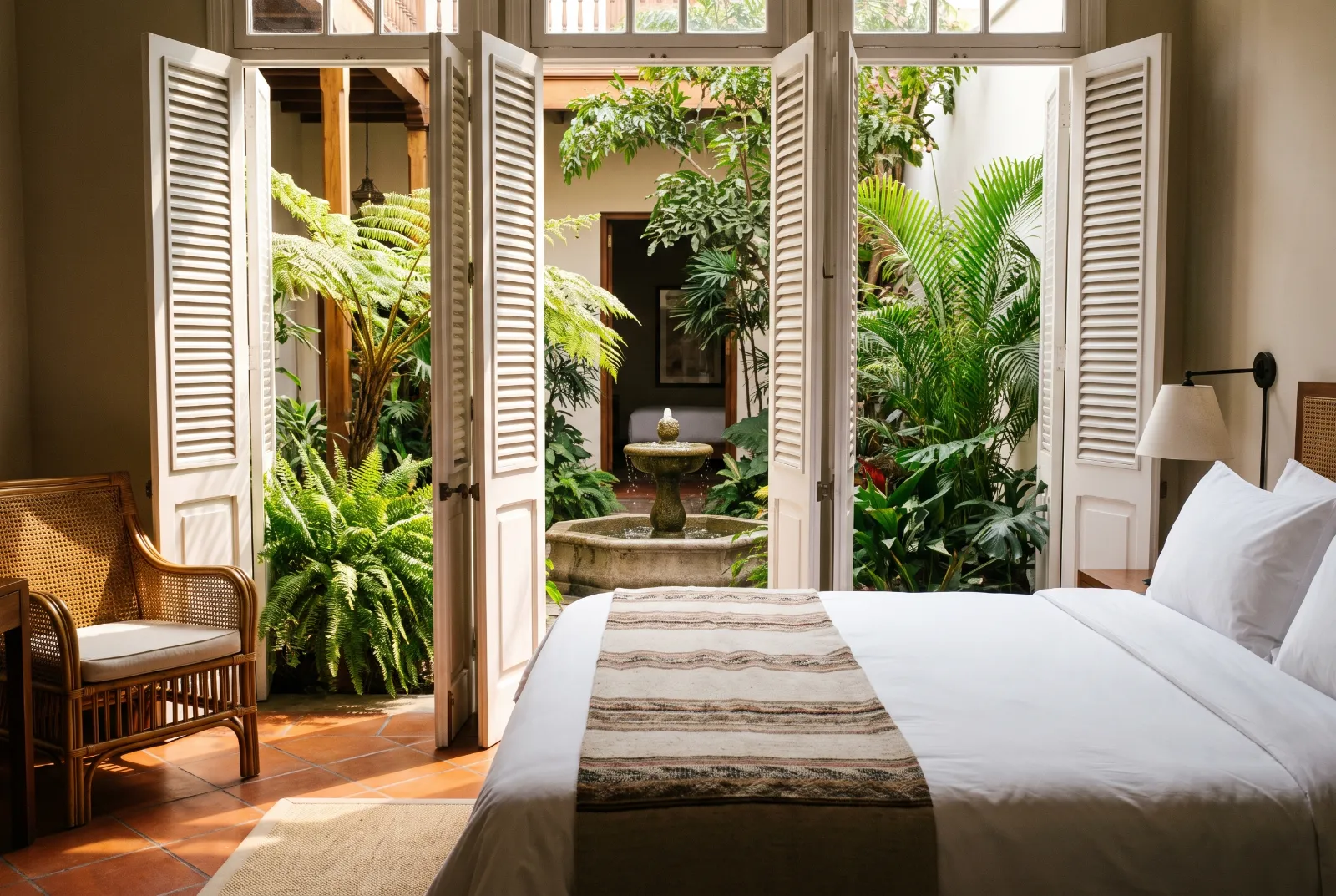 Suite Patio de MAREA — sobre las buganvilias del patio de 1921